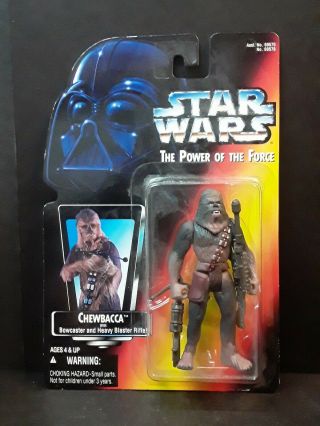 1995 Kenner Star Wars The Power Of The Force Chewbacca With Bowcaster
