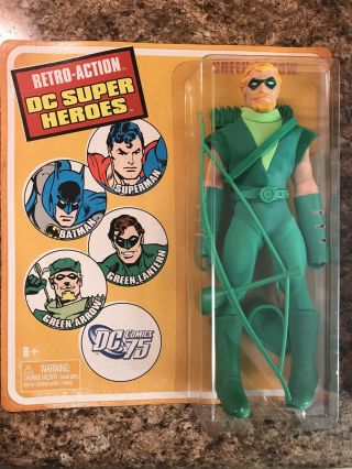 Mattel Retro - Action Dc Heroes 8 " Inch Figure Green Arrow