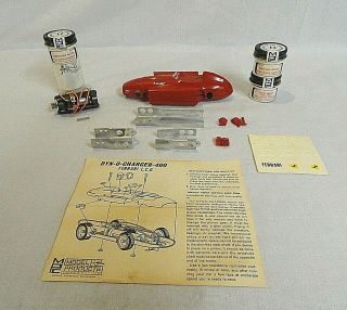 Look 1960`s Mpc Dynocharger 1/24 Lancia - Ferrari Slot Car Model Kit