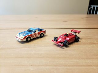 Tyco Slot Cars F - 1 Indy Budweiser 3 & 33 Tuner - Vintage