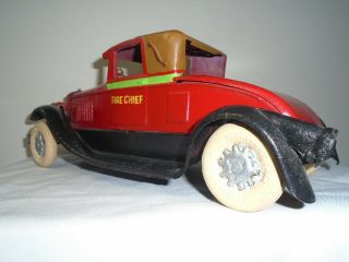 KINGSBURY FIRE CHIEF EARLY 1930 ' s PRESSED STEEL CAR RESTORED 3