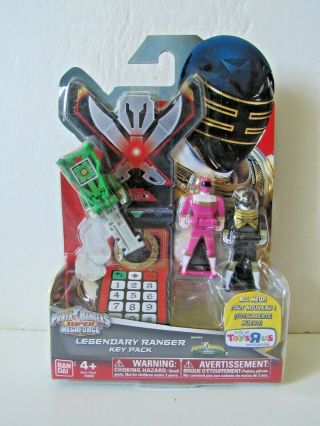 Power Rangers Megaforce Legendary Zeo Pink Black Ranger Key Pack 38323