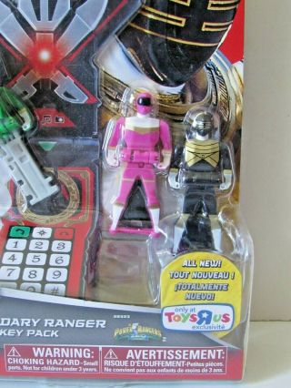 Power Rangers Megaforce Legendary Zeo Pink Black Ranger Key Pack 38323 2