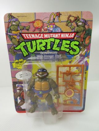 046 - Teenage Mutant Ninja Turtles Donatello With Storage Shell 1990 Playmates