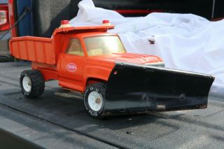 Tonka Snow Plow Dump Truck - Pressed Steel - Xr - 101