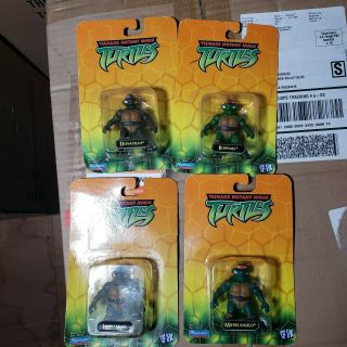 Playmates Toys Tmnt Teenage Mutant Ninja Turtles 2002 Mini Figures