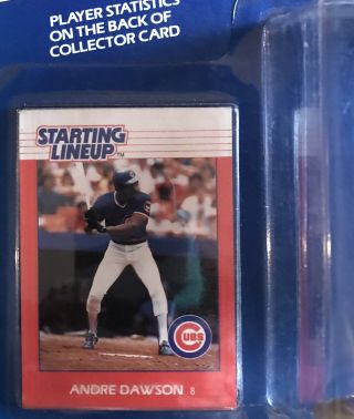 Starting Lineup Baseball 1988 Andre Dawson 8 Chicago Cubs Collectible 2