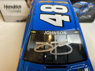 Jimmie Johnson Autographed Monsters University 2013 1/24 NASCAR Diecast 3