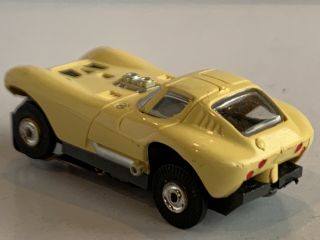 Vintage Aurora Thunderjet 500 Cheetah HO Slot Car in YELLOW 3