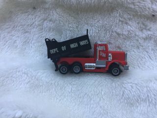 Tyco Us1 Electric Trucking Red Dept Of Highway Dump Truck