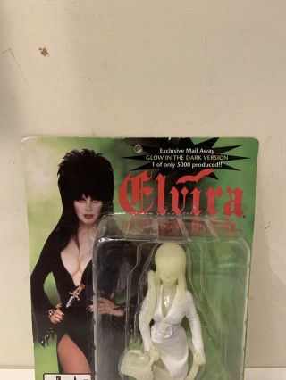 1998 ELVIRA Glow In The Dark Action Figure 5000 Made Rare Horror 2