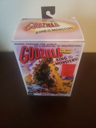 Neca Ultimate Godzilla King Of Monsters 1954 - 2019 65th Anniversary Open Box