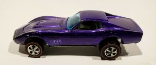 Hot Wheels Redline / Custom Corvette / H.  K.  Purple