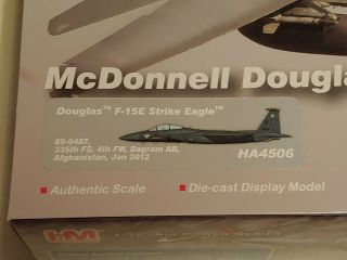 Hobby Master 1/72 HA4506 Douglas F - 15E Strike Eagle 89 - 0487,  Afghanistan,  2012 3