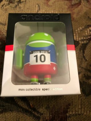 Android Mini Collectible Special Edition 10 Years Anniversary Runner Nib