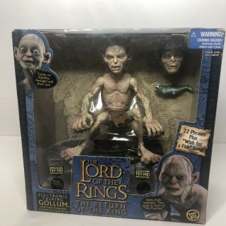 The Lord Of The Rings Return Of The King Electronic Talking Gollum Smeagol Heads