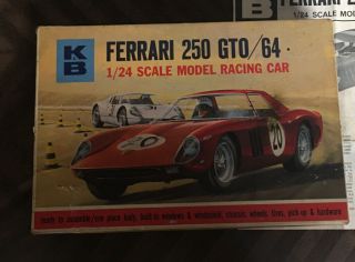 K - B Aurora Ferrari 250 Gto/64 1/24 Scale Model Racing Slot Car Set Plus