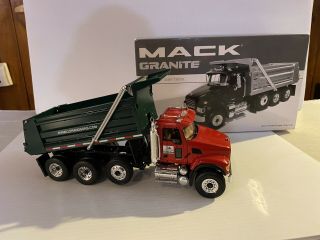 First Gear 1/34 Mack Granite Heavy - Duty Dump Truck R.  W.  Miller W/box