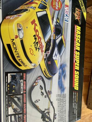 1998 Tyco Sound Nascar 440 - X2 Electric Racing - Complete Set W/2 Slot Cars