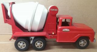 1960 Ford Tonka Red Cement Mixer 120 Black Walls all 3
