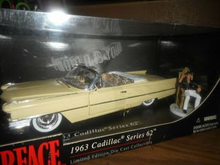 2006 Jada Toys Scarface 1:24 Scale 1963 Cadillac Series 62 Limited Die Cast Box