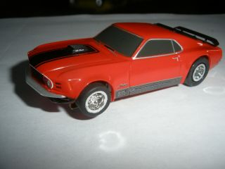 Tomy Racemasters Mega G,  Red 1970 Mustang Mach I Set Only Car - No Package