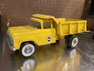 Nylint 5000 Series Ford Dump Truck Yellow Pressed Steel Usa