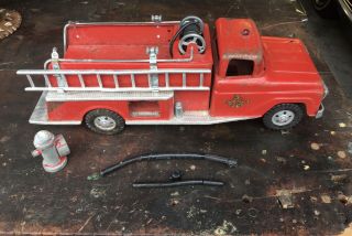 Vintage 1958 Tonka No.  5 Red Pumper Fire Truck