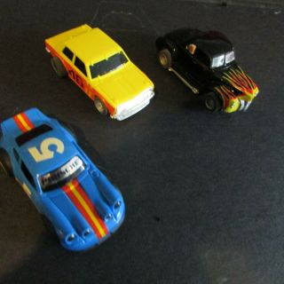 3 Ho Slot Cars Afx Tyco 40 Ford Porsche &?