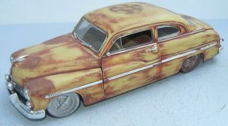 1/18 Custom Made Rusted And Junker 1949 Mercury,  Unrestored,  Rat Rod,  Rusted