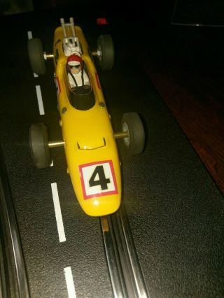 Vintage Classic Formula One Yellow Number For Slot Car 1/24 Scale