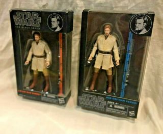 2 Obi - Wan Kenobi Black Series Star Wars Action Figures 8 And 10