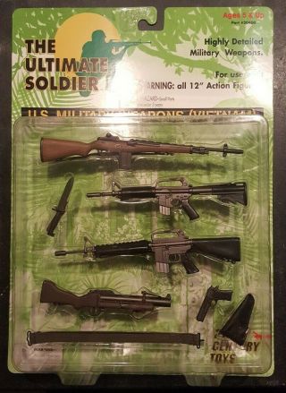 21st Century Ultimate Soldier U.  S.  Military Weapons (vietnam) For 12 "