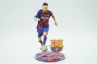 Lionel Messi Figure Fc Barcelona/barca Nike Home Kit Football/soccer Table Decor