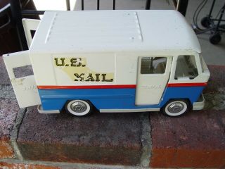 buddy L U.  S.  mail delivery truck all 111/2  long pressed steel parts 2