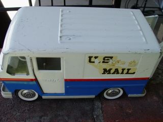 buddy L U.  S.  mail delivery truck all 111/2  long pressed steel parts 3