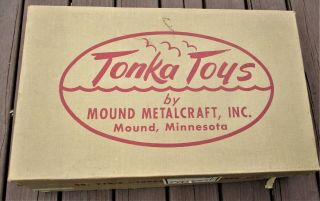 Rare Box Only For Tonka No.  775 - 5 Road Builder Set Vintage 1950 