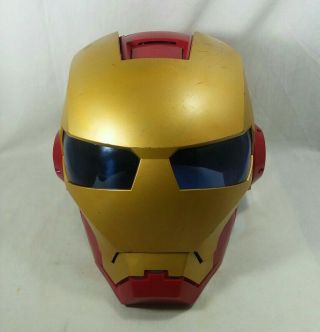 Marvel Iron Man 2 Deluxe Helmet Electronic Costume Ironman Mask Hasbro 2010