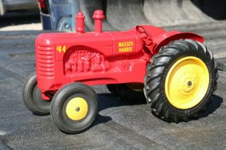 Lincoln Toy Massey Harris 44 Farm Tractor - Made In Canada - Cast - Repainted