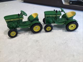 Pair Or Ertl John Deere 110 Lawn Tractors No Boxes