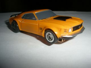 Tomy Racemasters Mega G,  Orange 1970 Mustang Boss 429 - No Package