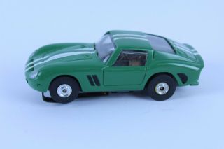 Vintage Aurora T - Jet Ferrari Gto Olive Green Slot Car