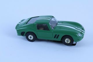 VINTAGE AURORA T - JET FERRARI GTO OLIVE GREEN SLOT CAR 3