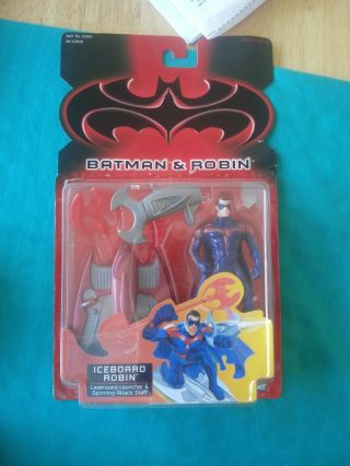 Iceboard Robin 1997 Batman & And Robin Kenner Opened Package Taped Shut