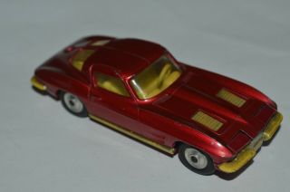 Vintage 1963 Vintage Corgi 310 Chevrolet Corvette Sting Ray Red Great Britain