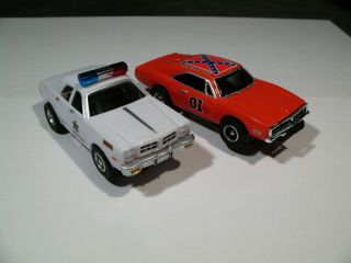 ' 69 Charger HO slot car set cars X - Traction Awesome 2