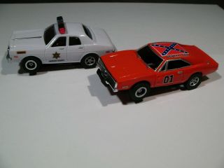 ' 69 Charger HO slot car set cars X - Traction Awesome 3