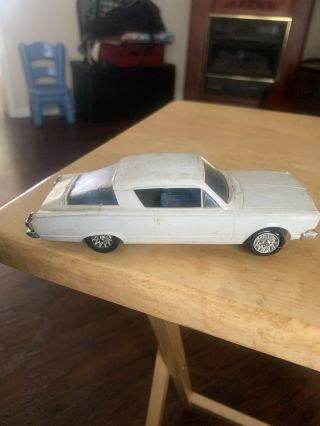 Vintage Strombecker Plymouth Barracuda 1:32 Slot Car White