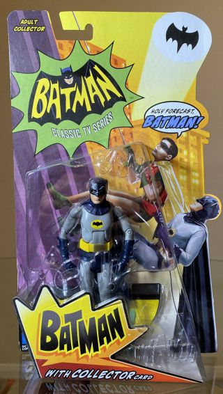 Batman Adam West 1966 Classic Tv Series Dc Comics Mattel Action Figure