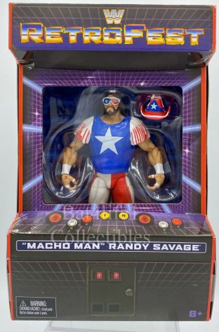 Macho Man Randy Savage Wwe Mattel Elite Retrofest Gamestop Exclusive